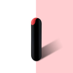 Silicone Rechargeable Bullet Vibrator - Waterproof, Compact, 10 Vibration Modes with Charging Cable