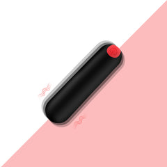 Silicone Rechargeable Bullet Vibrator - Waterproof, Compact, 10 Vibration Modes with Charging Cable