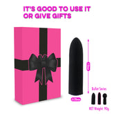 Extended Bullet Vibrator - USB Rechargeable, Waterproof, 10 Powerful Vibration Modes