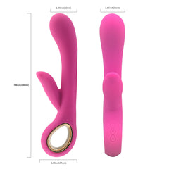 Alice Dual-Head G-Spot Vibrator – USB Rechargeable, Silicone & ABS Material