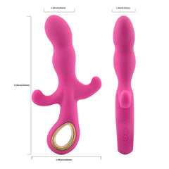 Emily Dual-Head G-Spot Vibrator – Rechargeable, Waterproof, Silicone, Ultra Quiet