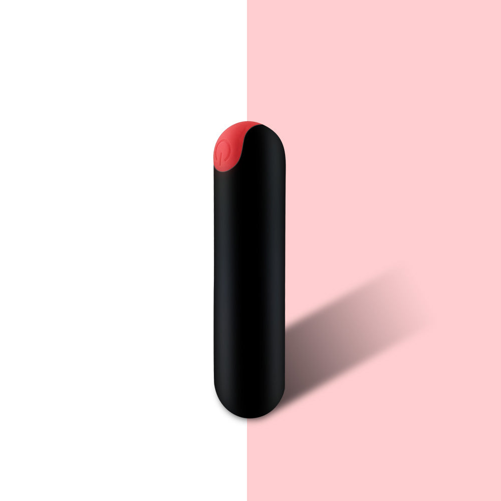 Silicone Rechargeable Bullet Vibrator - Waterproof, Compact, 10 Vibration Modes with Charging Cable