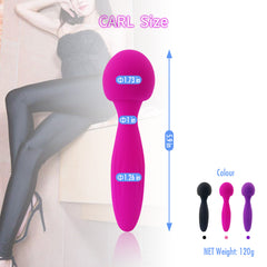 Wand Massager with Mushroom Head | 10-Mode Waterproof G-Spot Stimulator