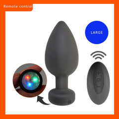 Light-Up Anal Plug - Bluetooth-Controlled Vibrating, Remote and App-Compatible