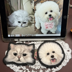Custom Handmade Wool Felt Fridge Magnet | Perfect for Pet Lovers | 2-3 Weeks Production