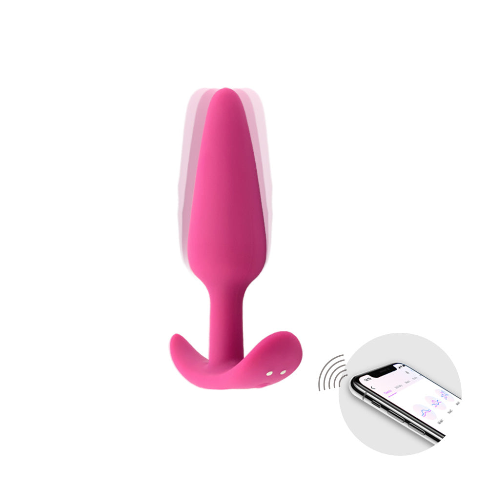 Vibrating Silicone Anal Plug - Remote-Controlled with 9 Vibration Modes
