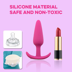 Vibrating Silicone Anal Plug - Remote-Controlled with 9 Vibration Modes