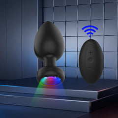 Light-Up Anal Plug - Bluetooth-Controlled Vibrating, Remote and App-Compatible