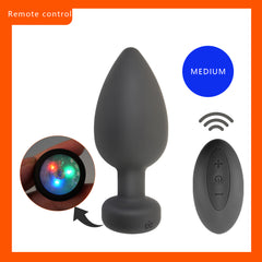 Light-Up Anal Plug - Bluetooth-Controlled Vibrating, Remote and App-Compatible
