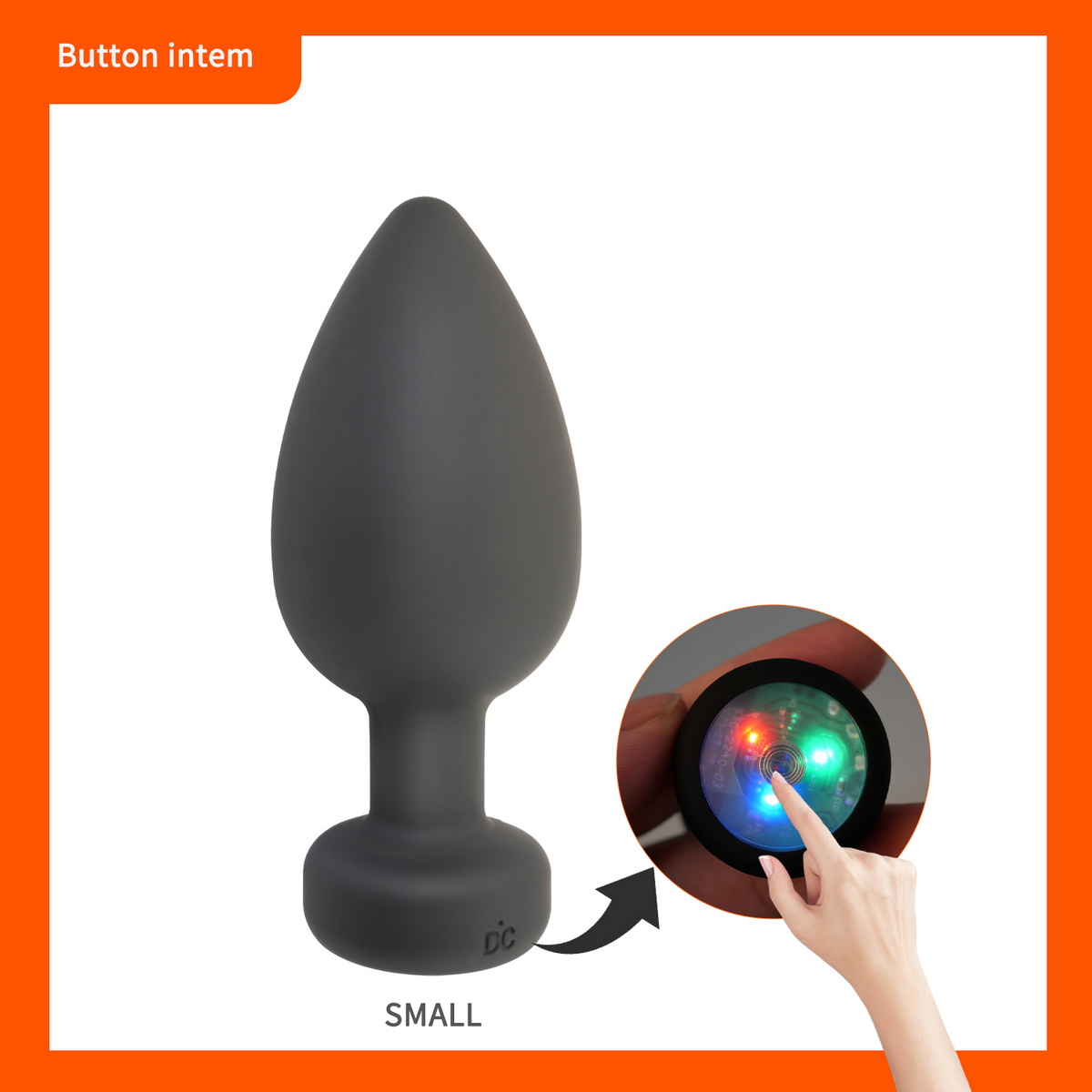 Light-Up Anal Plug - Bluetooth-Controlled Vibrating, Remote and App-Compatible