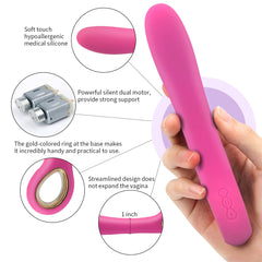 Lisi Vibrator – Dual Head G-Spot Vibrator | Waterproof & USB Rechargeable
