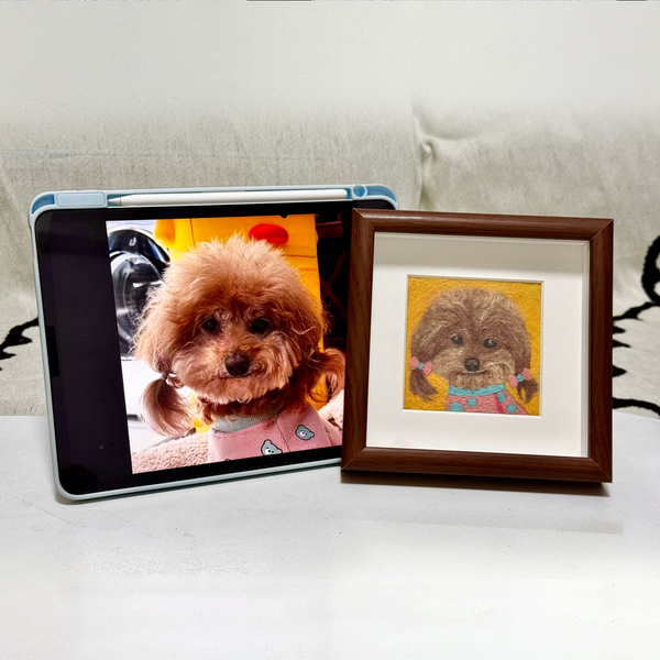 Handcrafted Wool Felt Art | Realistic Pet Portraits | Personalized Customization | Unique Gift | HmadeArt