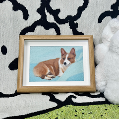 Handcrafted Wool Felt Art | Realistic Pet Portraits | Personalized Customization | Unique Gift