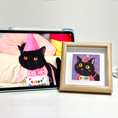 Handcrafted Wool Felt Art | Realistic Pet Portraits | Personalized Customization | Unique Gift