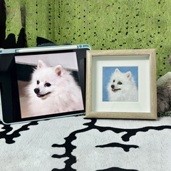 Handcrafted Wool Felt Art | Realistic Pet Portraits | Personalized Customization | Unique Gift