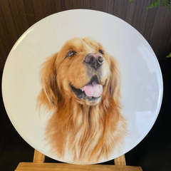 Custom Hand-painted Ceramic Pets or Portraits - 95% Similarity, Masterpiece from Jingdezhen